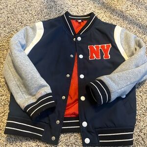 Marc Jacobs Navy and Gray Kids Jacket